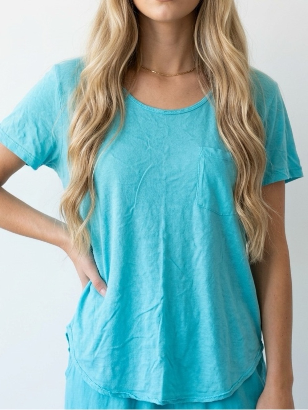Bella Dahl lightweight short sleeve relaxed top